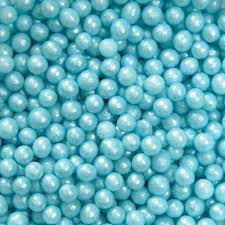 Posypka niebieskie perełki (141g) - Wilton
