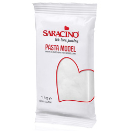 BIAŁA masa cukrowa do modelowania 1 kg - Saracino