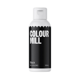 Barwnik olejowy BLACK 100ml - Colour Mill