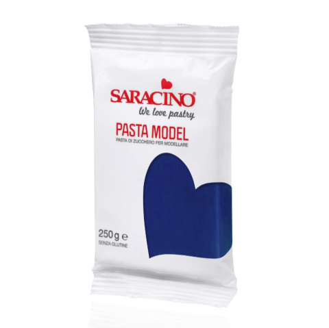 GRANATOWA masa cukrowa do modelowania 250 g - Saracino