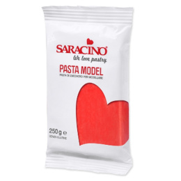 CZERWONA masa cukrowa do modelowania 250 g - Saracino