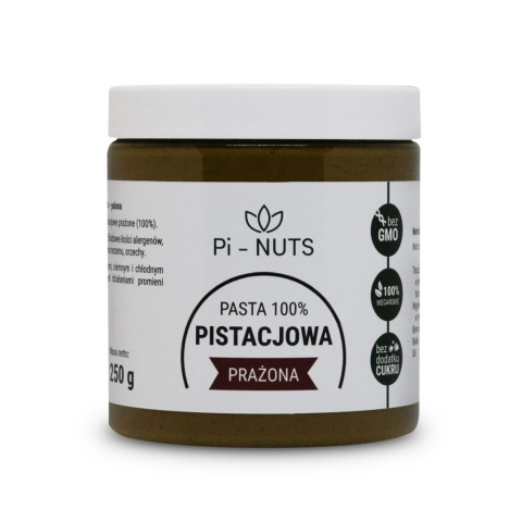 Pasta pistacjowa prażona 100% 250g - Pi-NUTS