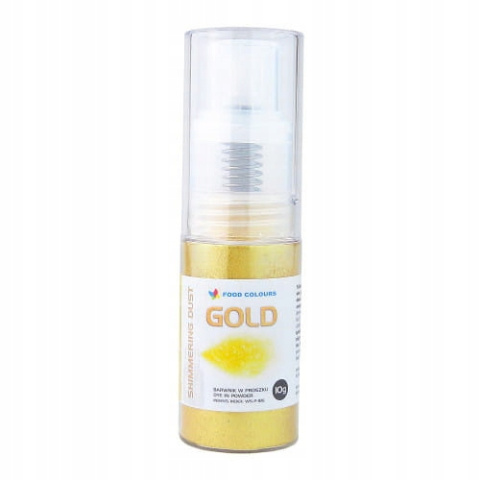 Złoty - barwnik pyłkowy z pompką 10g - Food Colours