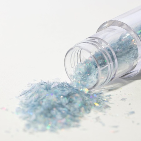 Jadalny brokat płatki SILVER srebrny - PME