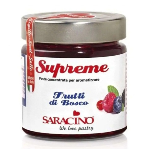 Owoce leśne, pasta smakowa 200g - Saracino