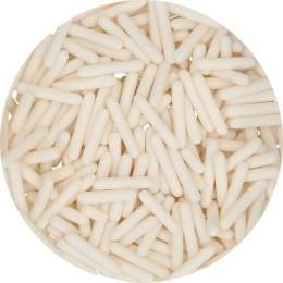 Pałeczki cukrowe XL białe matowe 70g - Fun Cakes