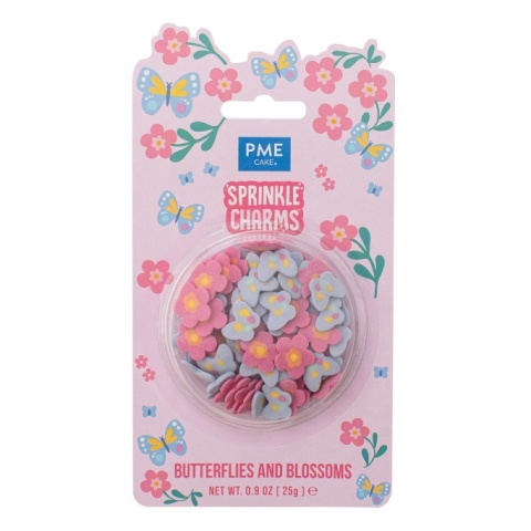 Posypka cukrowa KWIATKI, MOTYLKI - PME