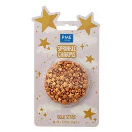 Posypka cukrowa ZŁOTE GWIAZDKI - PME