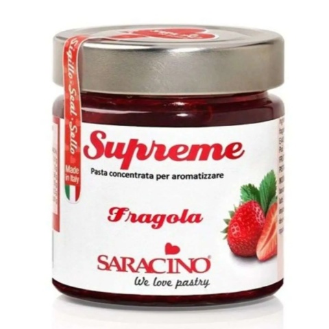 Truskawka, pasta smakowa 200g - Saracino