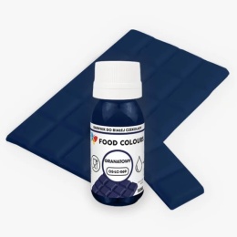 GRANATOWY barwnik olejowy 18ml - Food Colours