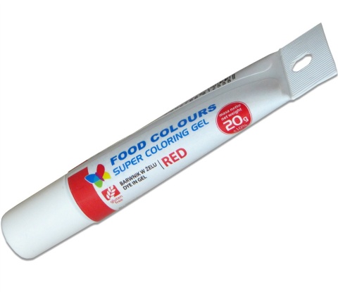 Czerwony - barwnik w żelu (20g) - Food Colours