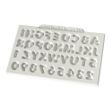 Forma silikonowa - alfabet i cyfry - Katy Sue Designs