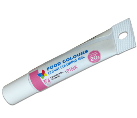 Różowy - barwnik w żelu (20g) - Food Colours