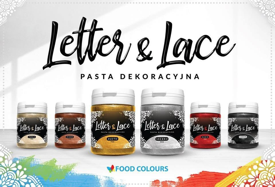 SREBRO - pasta do koronek i malowania (90g) - Food Colours