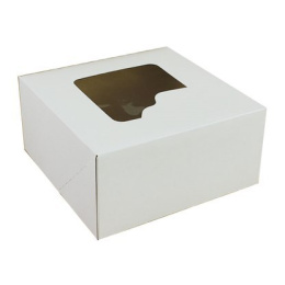 Karton z okienkiem na tort - 25x25x12 cm
