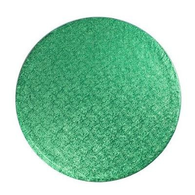 Podkład pod tort gruby soczysta zieleń - 25 cm - Decora