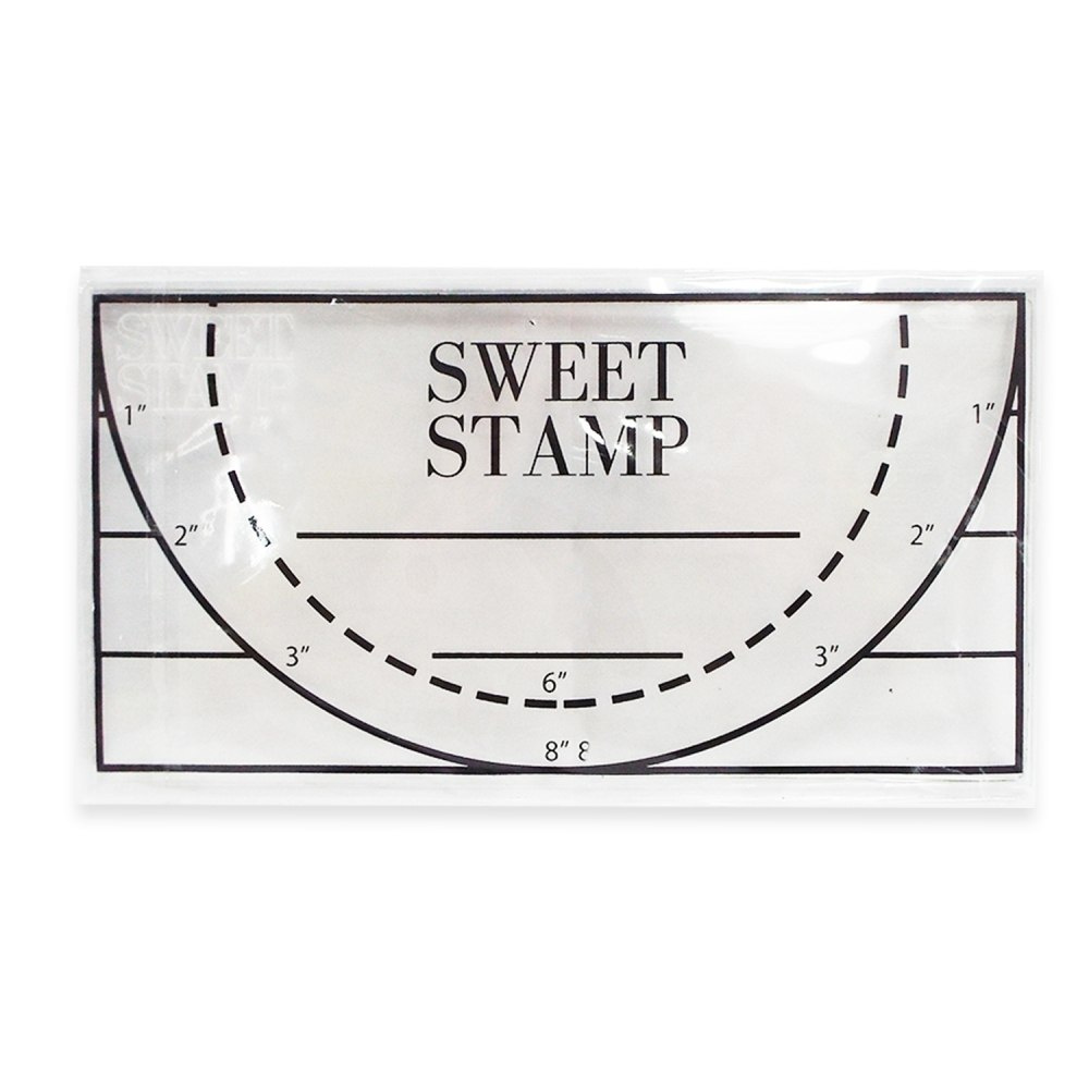 Duża płytka do odciskania napisów ze stempli - Sweet Stamp