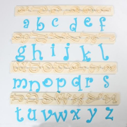 Wykrawaczki alfabet FUNKY małe litery - FMM