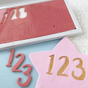 Stemple cyfry i znaki, duże - STYLISH - Sweet Stamp