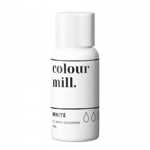 Barwnik olejowy wybielacz WHITE 20ml - Colour Mill