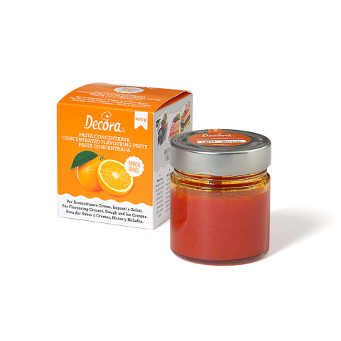 Pomarańcza, pasta smakowa - aromat 200g - Decora