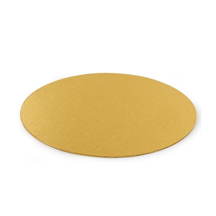 Podkład sztywny pod tort złoty 32cm - Decora