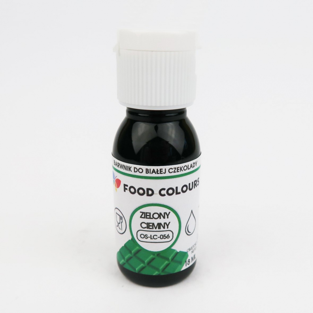 ZIELONY CIEMNY barwnik olejowy 18ml - Food Colours