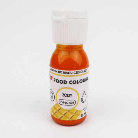 ŻÓŁTY barwnik olejowy 18ml - Food Colours